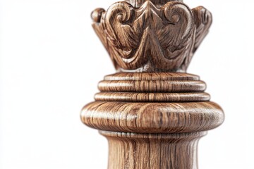 Exquisite Wooden Chess Piece Craftsmanship
