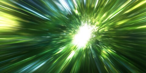 Web development concept with abstract high speed technology POV motion blur, Generative AI