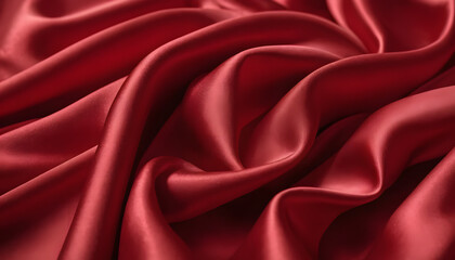 Obraz premium Capture the elegance of luxury satin fabric in stunning 4K. Soft folds and shimmering highlights create the perfect background for fashion, beauty, and premium product visuals.