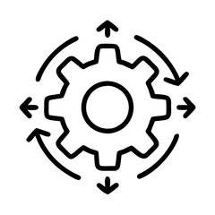 api integration icon, api integration line art - simple line art of api integration, perfect for api integration logos and icons