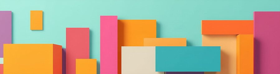 illustrazione sfondo con elementi astratti e motivi geometrici a tema surreale