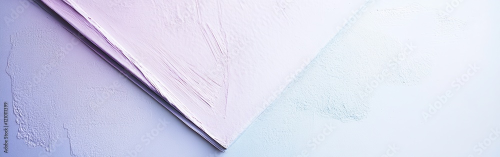 Fototapete clean white canvas featuring a single pencil resting in a minimalist workspace for art creation and 