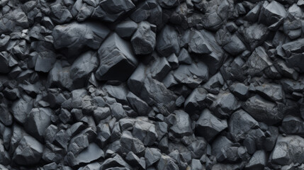 Black Rock Texture Surface with Rough Details repetitive patter tile