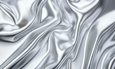 Foil golden and silver with crumpled metal texture  