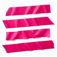 Obraz premium pink adhesive tape isolated