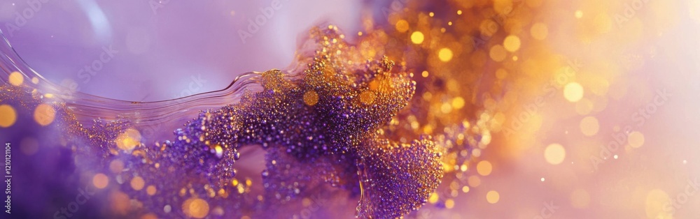 Poster dreamy abstract background featuring soft hues and glowing elements for creative inspiration
