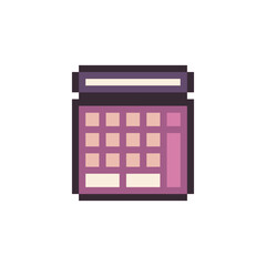 calculator device business pixel art