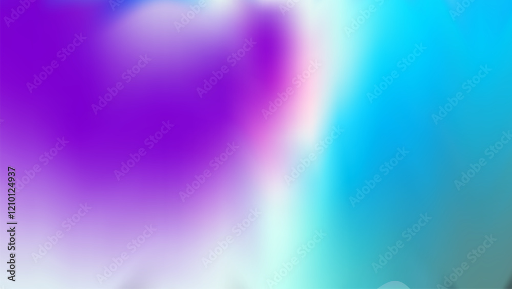 Poster abstract blurred background in soft pastel violet and blue colors. horizontal wallpaper with smooth 