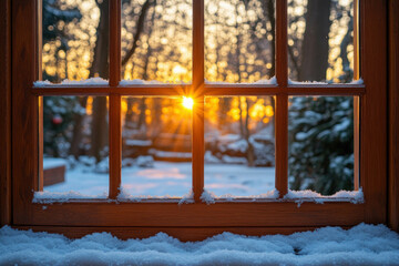 Winter Through Window