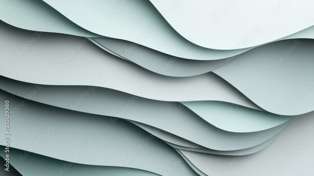 Aufkleber Elegant minimalist gradient of pencil strokes on layered paper texture in soft hues