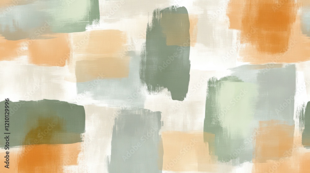 Aufkleber minimalist backdrop with soft pencil strokes in earthy tones for a calming space in a modern setting