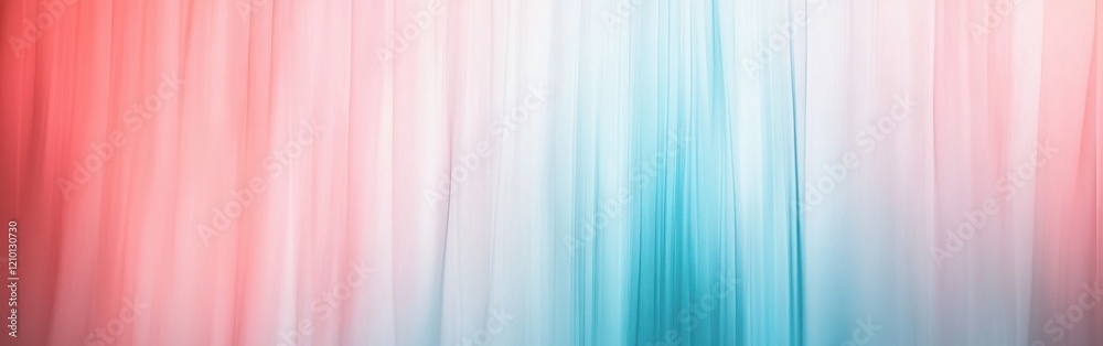 Poster Gentle aquamarine and soft pink vertical streaks create a calming background perfect for various artistic projects