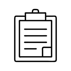 clipboards icon, clipboards line art - simple line art of clipboards, perfect for clipboards logos and icons