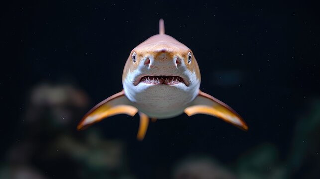Sandtiger Shark Aquarium Closeup, Underwater Wildlife, Ocean Life