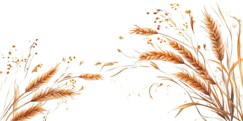 Assorted Edible Food Items Isolated on Transparent White Background