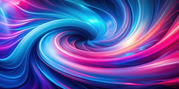 A vibrant blue pink blur with swirling shapes and colors in an abstract background, evoking a sense of energy and dynamism , visual effect, avant garde