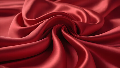 Obraz premium Smooth, flowing satin waves in 4K resolution, offering a touch of elegance and refinement. Perfect for branding, fashion, and premium visuals that demand a luxurious and polished look.