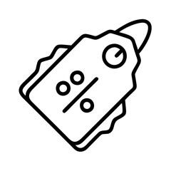 discount tag icon, discount tag line art - simple line art of discount tag, perfect for discount tag logos and icons