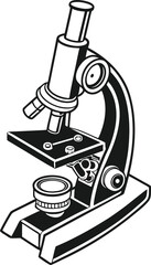 illustration of a microscope