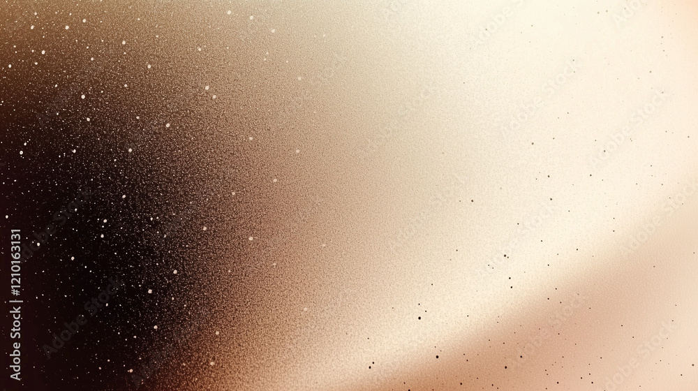 Poster Abstract beige background with gradient brown texture and shiny metal surface, featuring light and shadow effects in high resolution. Minimalist decorative wallpaper design for modern interiors.