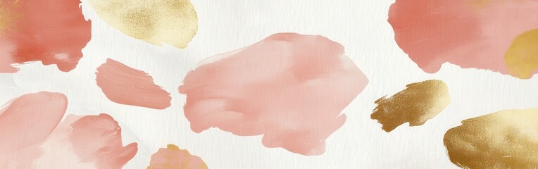 Fototapeta premium Soft pencil strokes background with pastel blotches and hints of gold enhancing the artistic ambiance of the setting