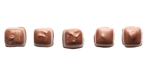 Assorted Edible Food Items Isolated on Transparent White Background