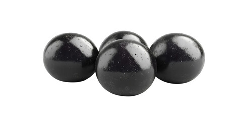 Assorted Edible Food Items Isolated on Transparent White Background