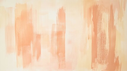 Soft pencil strokes create a calming atmosphere with muted peach tones in an abstract composition
