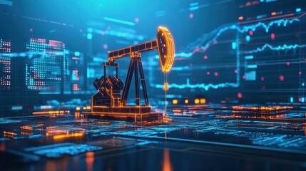 Digital Oil Rig and Data Visualization