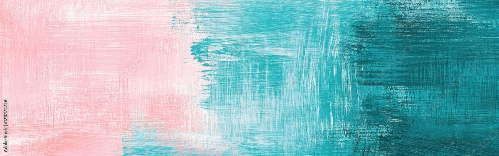 Poster minimalist backdrop featuring soft pencil strokes in pink and teal shades creating a serene atmosphe