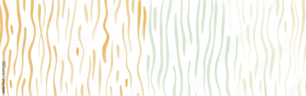 Poster Minimalist dashed patterns in pastel amber and green create a serene backdrop for modern design aesthetics
