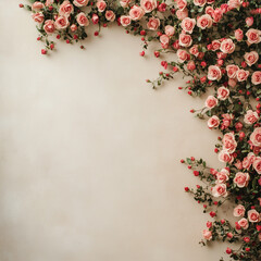 Background with flowers
