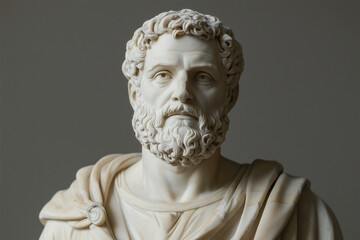 old marble statue