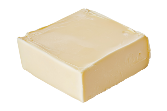 butter isolated on white or transparent background