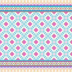 Beautiful seamless pattern design by geometric 