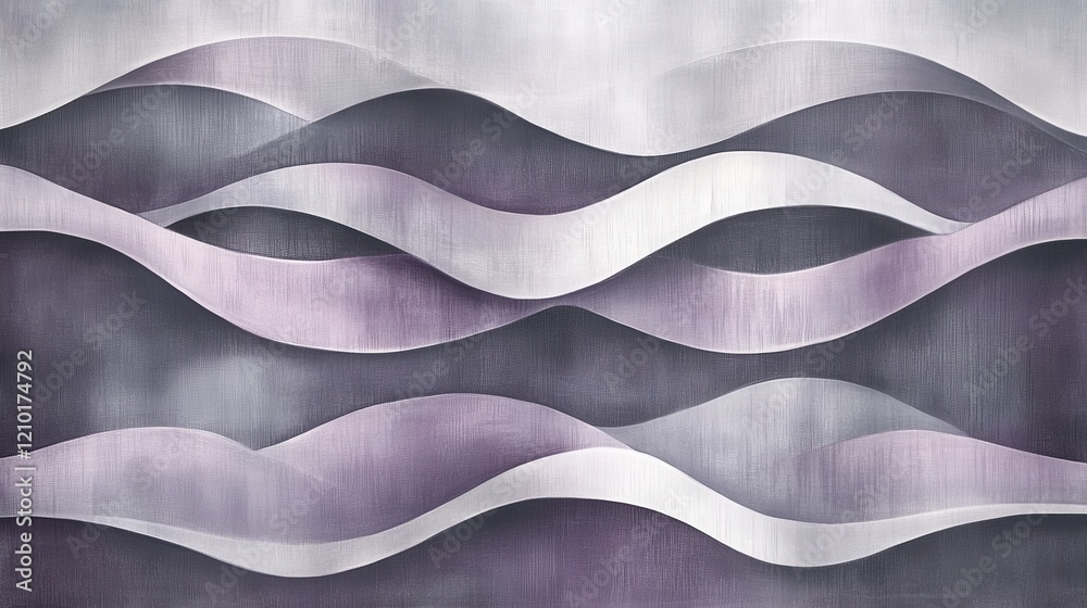 Poster elegant backdrop of repeating pencil strokes in soft shades of gray and purple creating a harmonious