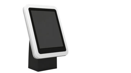 Sleek touchscreen kiosk for self-service business