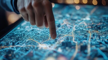 Interactive City Map: Exploring Urban Landscapes Through Digital Technology