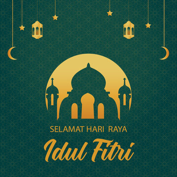 Template background ramandahn and idul fitri for socmed and more
