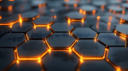 Black hexagon wallpaper or background