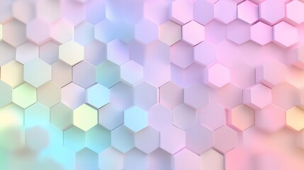 Pastel hexagon wallpaper or background