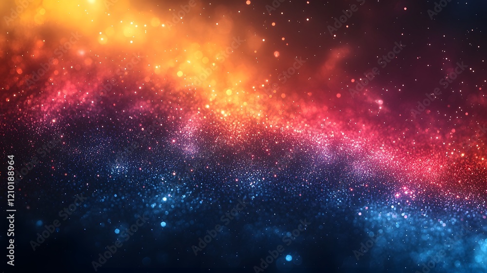 Fototapete stunning abstract background featuring a vibrant cosmic gradient with a soft blur effect