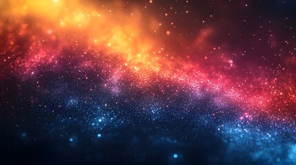 Stunning abstract background featuring a vibrant cosmic gradient with a soft blur effect
