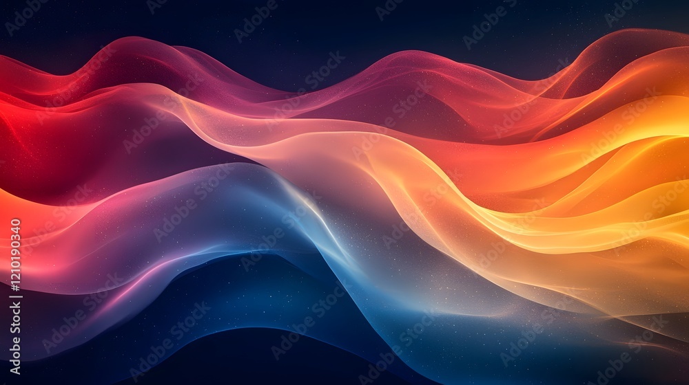 Poster Mesmerizing Abstract Gradient Background with Soft Blur Effect for Modern and Elegant Aesthetic  This visually stunning digital artwork features a dynamic interplay of vibrant colors smooth gradients