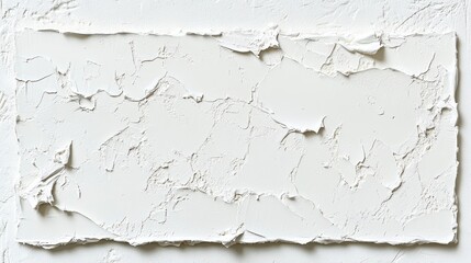 Fototapeta premium Abstract White Textured Art Painting Impasto Style Modern Home Decor Wall Art