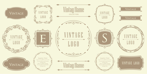 アンティークなフレームデザイン