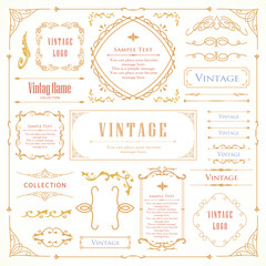 アンティークなフレームデザイン