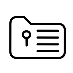 icon with key, file manager