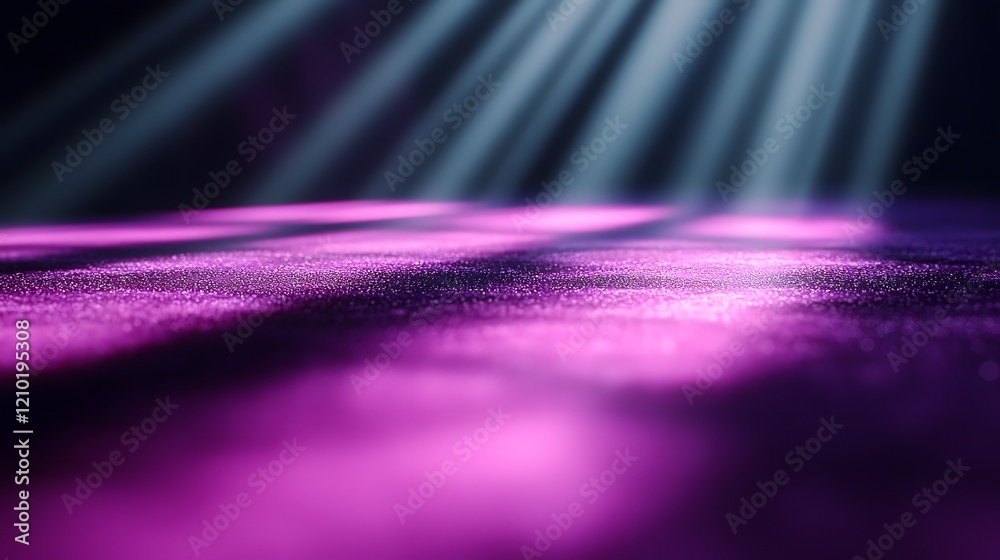 Poster Mesmerizing abstract background with a blurred purple gradient and soft ethereal light rays and shadows designed for a smooth modern and visually captivating aesthetic
