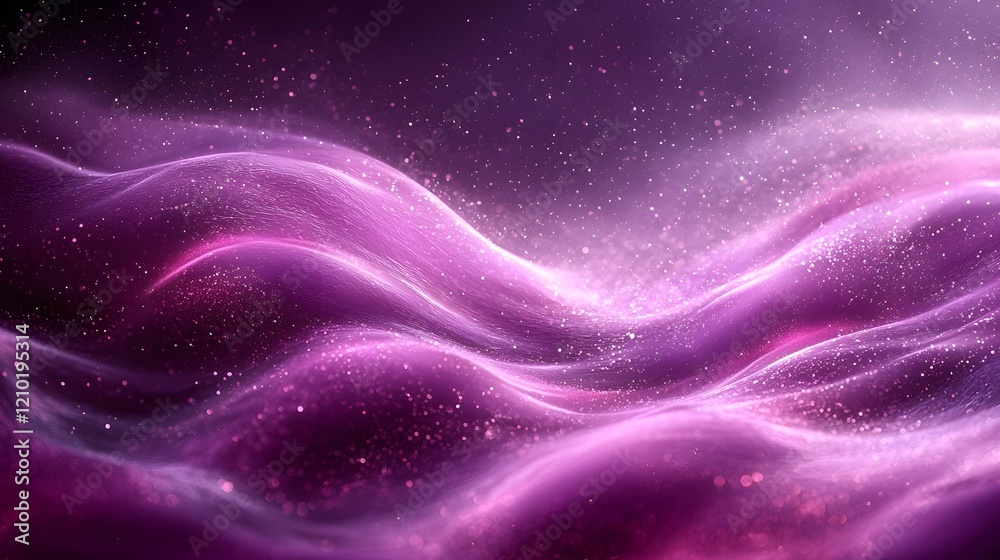 Aufkleber Captivating gradient purple abstract background with blurred effects enhanced by soft glowing light rays and subtle shadow textures creating a dreamlike cosmic and visually striking composition